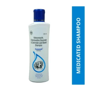 Conaseb Medicated Antifungal & Antibacterial Shampoo for Dogs & Cats – 100ml