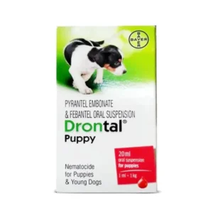 Drontal Puppy Deworming Oral Suspension for Puppies & Young Dogs – 20ml