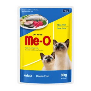 Me-O Adult Ocean Fish Wet Cat Food 80g