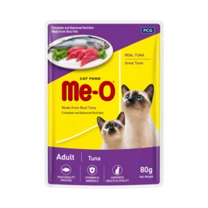Me-O Adult Tuna Wet Cat Food 80g