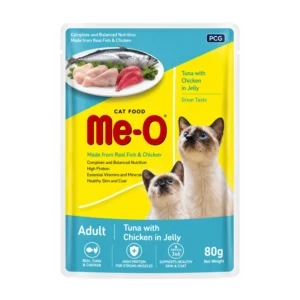 Me-O Adult Tuna with Chicken in Jelly Wet Cat Food 80g