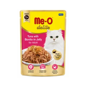 Me-O Delite Tuna with Bonito in Jelly for Adult Wet Cat Food 70g