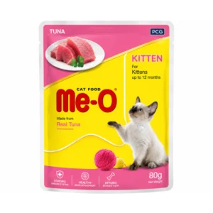 Me-O Kitten Tuna Pouch Wet Cat Food 80g