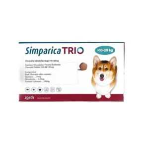 Simparica TRIO Chewable Tablets for Dogs (10–20kg)