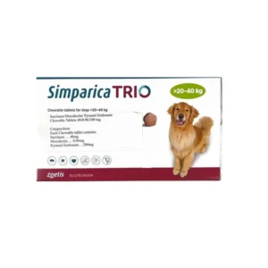 Simparica TRIO Chewable Tablets for Dogs (20–40kg)