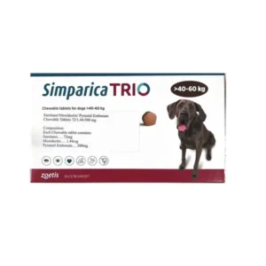 Simparica TRIO Chewable Tablets for Dogs (40–60kg)