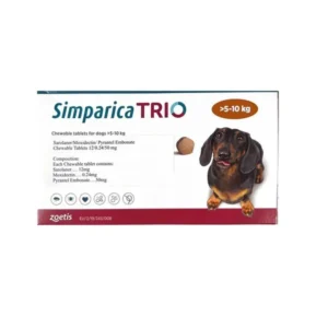 Simparica TRIO Chewable Tablets for Dogs (5–10kg)