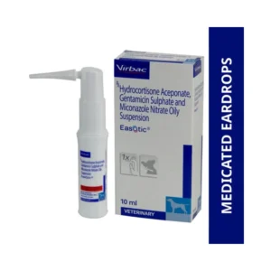 Virbac EasOtic Medicated Ear Drops for Dogs – 10ml